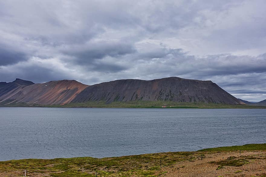 hồ nước, Thiên nhiên, du lịch, thăm dò, ngoài trời, hoang vu, Nước Iceland, biển, bờ biển, núi