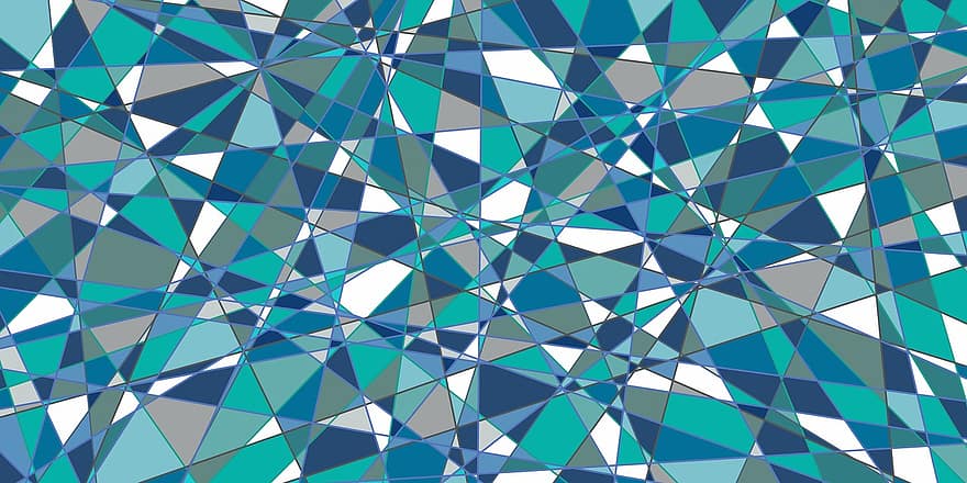 abstrakt, Hintergrund, Blau, Petrol, geometrisch, grau