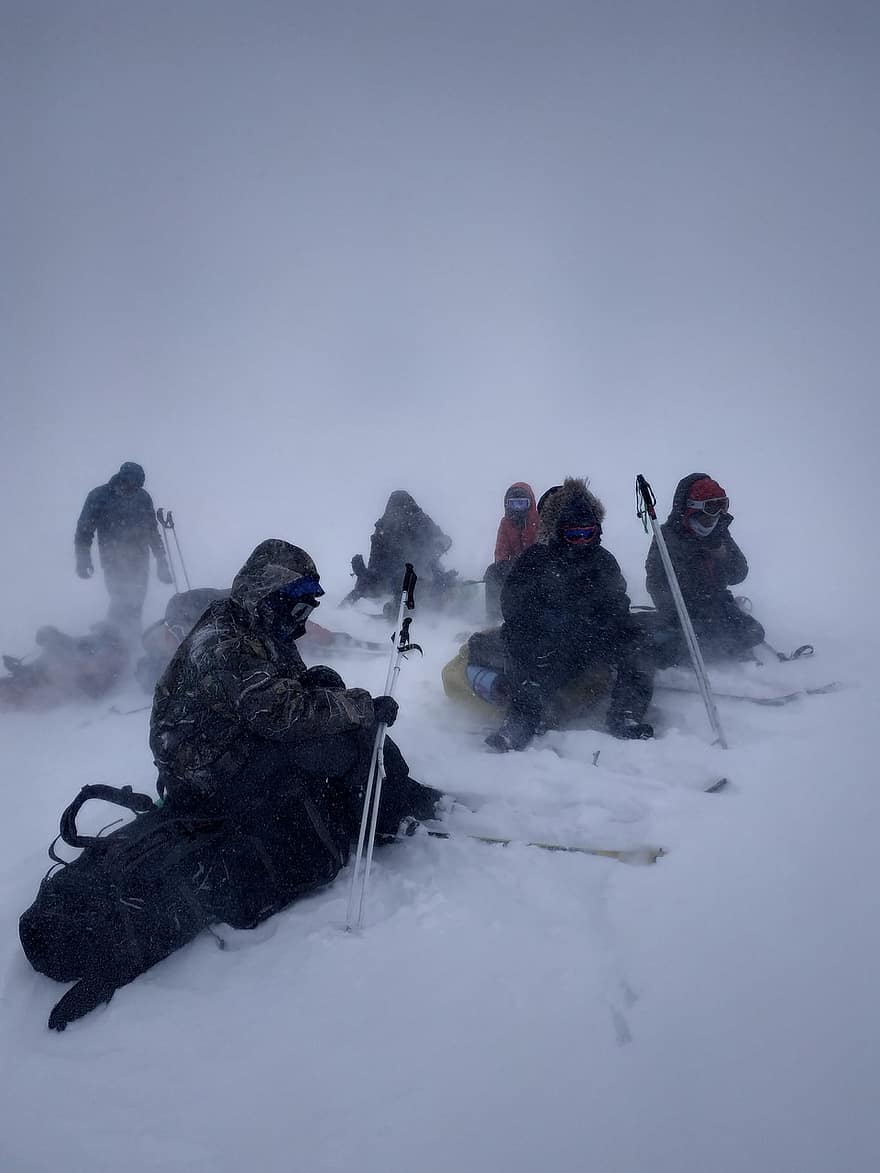 Mountain, Adventures, Altai, Winter, White, Siberia, Travel, Fog, Camping, Nature, Russia