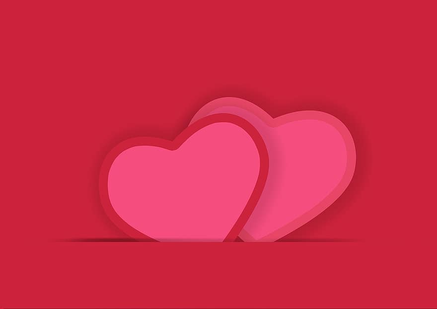 hart-, Valentijn, Moederdag, romance, wenskaart, achtergrond, brieven, rood, liefde, Valentijnsdag, genegenheid
