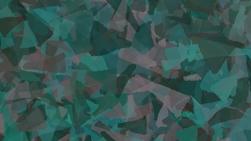 Abstract, Messy, Background, Geometric, Shapes, Green, Disarray, Chaotic, Clutter, Scattered, Design