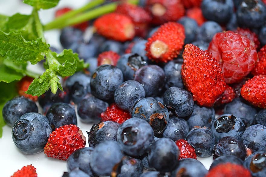 fruit, zomer, levensmiddelen, rood, BES, vitaminen, voeding, gezond, vers, lekker