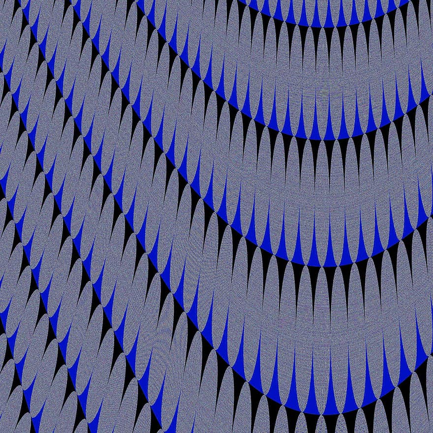 Spikes, Blacks, Blues, Navy, Navies, Patterns, Round, Curves, Lines, Wavy, Waves