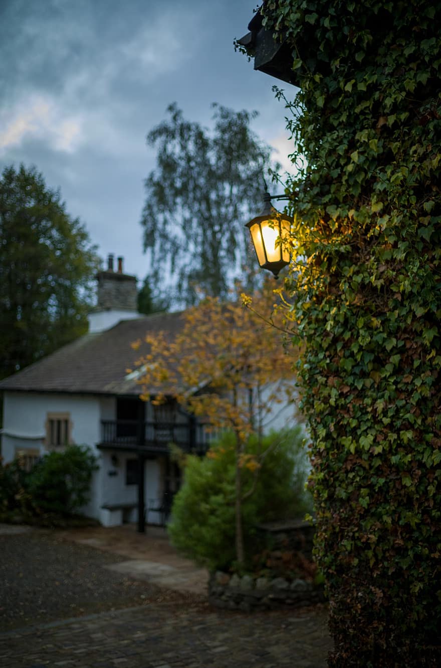 Windermere, Lodge, Autumn, Village