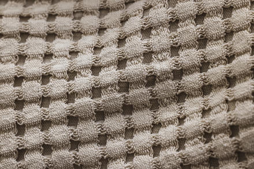 Stoff, Textil-, Baumwolle, Decke, weich, Muster, abstrakt, Makro, Material