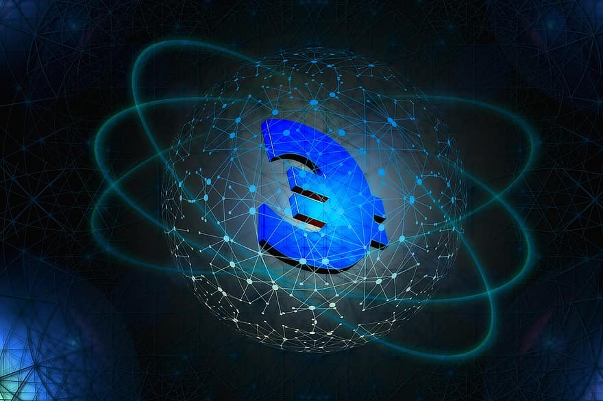 Euro, Money, Currency, Network, Internet, Finance, Concept