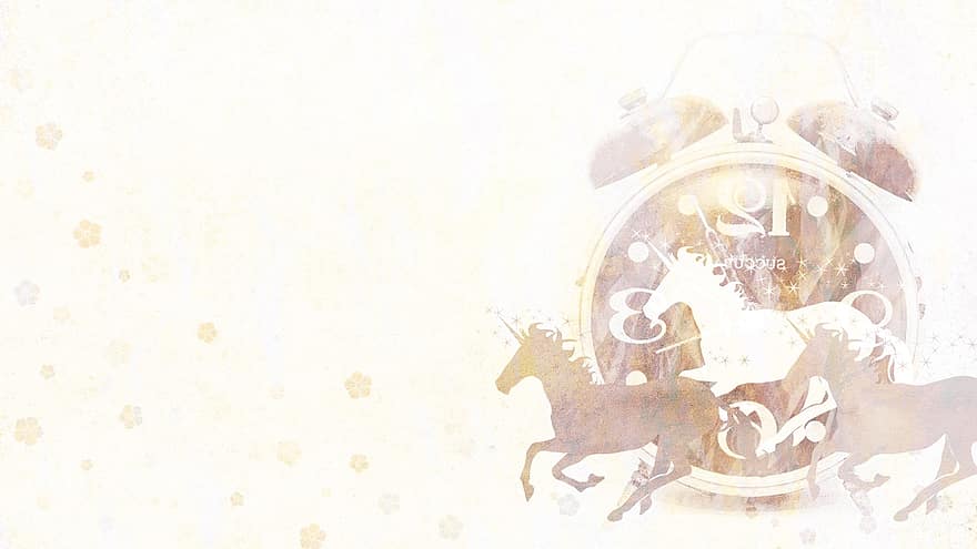 unicorno, orologio, Vintage ▾, mitico, cavallo, equino, cavalla, immaginario, fantasia, creatura, nostalgia