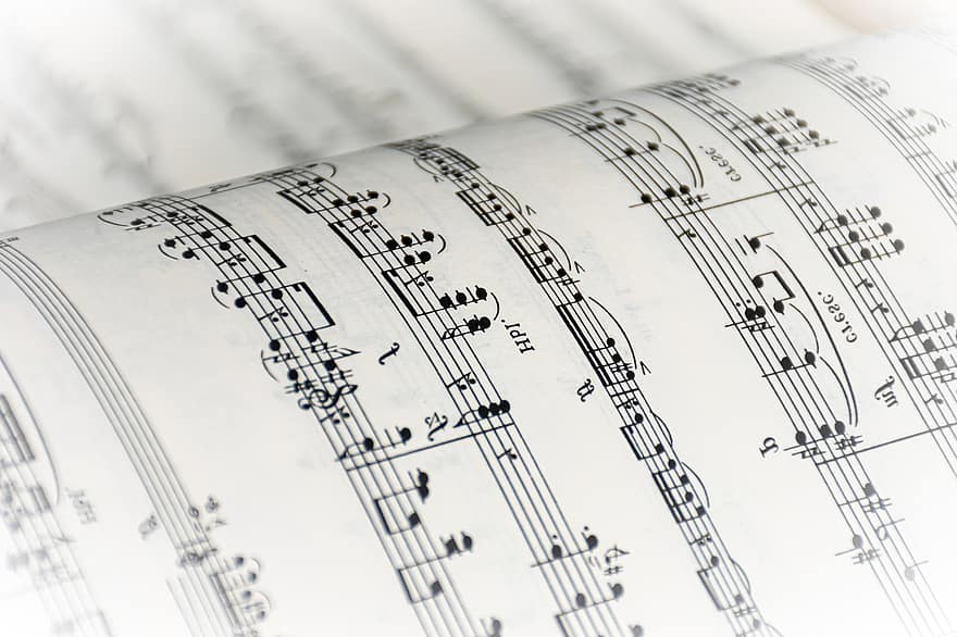 canção, partitura, notas musicais, notenblatt, melodia, papel de parede de música, Sons da música, afinação, clave, música clássica, legato