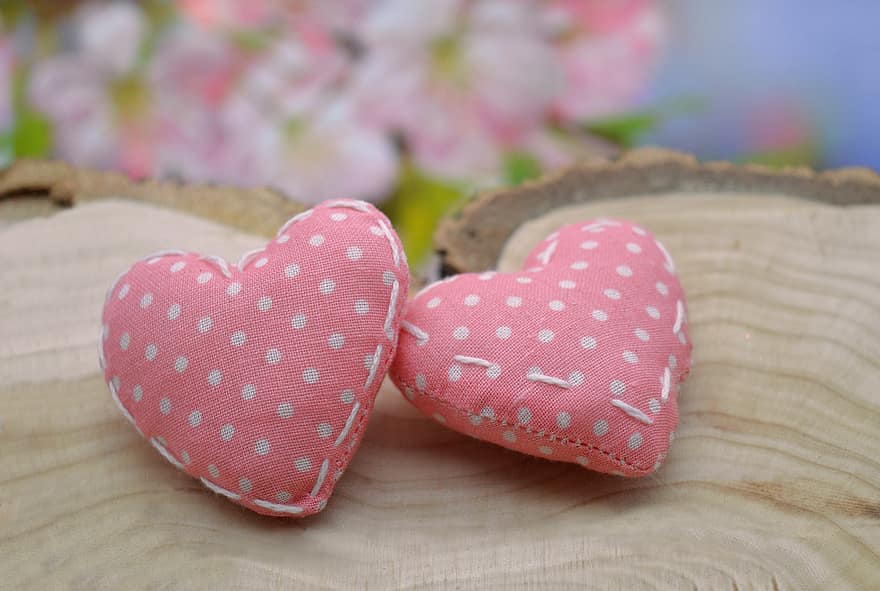 Hearts, Two Hearts, Love, Affection, Valentine, Relationship, Sweet, Couple, Pair