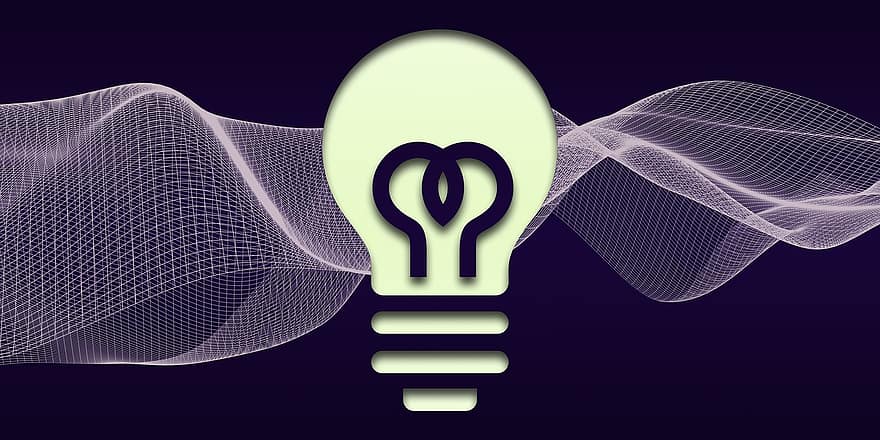 Idea, Bulb, Innovation, Inspiration, Creative, Creativity, Imagination, Invention, Light, Lilac Light, Lilac Creative