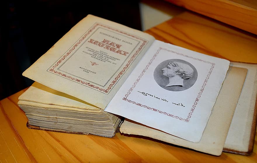 altes Buch, Polnischer Dichter, Polen, Romantik, Adam Mickiewicz