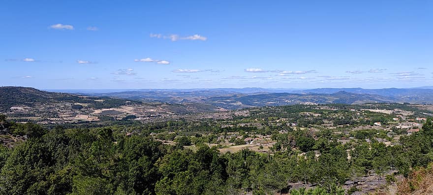 les montagnes, forêt, les bois, Haut Douro, le Portugal