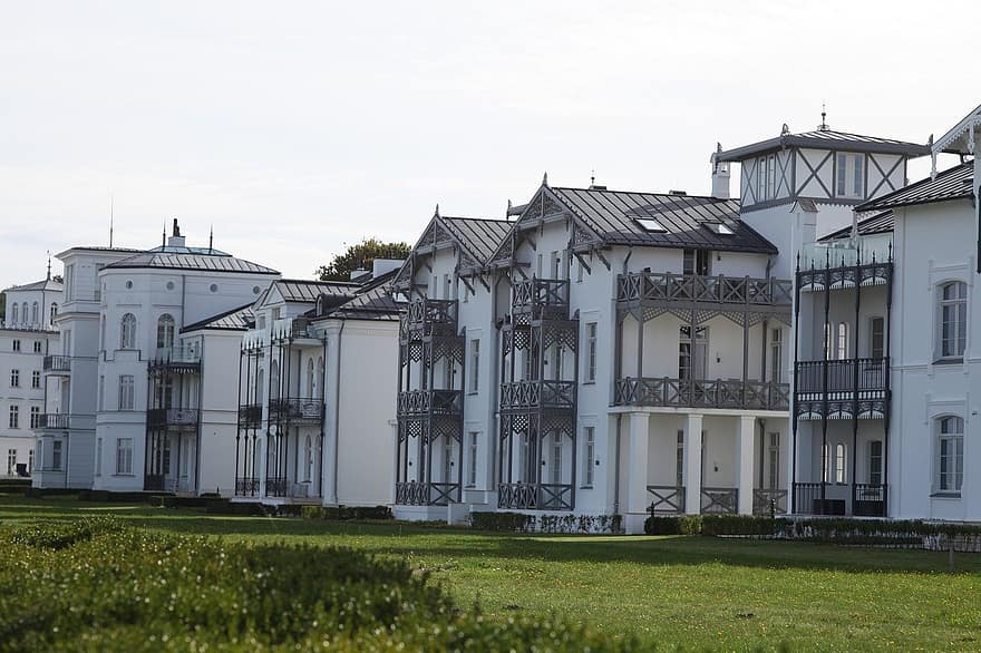 clădiri, stațiune pe litoral, Heiligendamm, stațiune, clasic, istoric, Arhitectura stațiunii, arhitectură, Art Nouveau, coastă, Germania