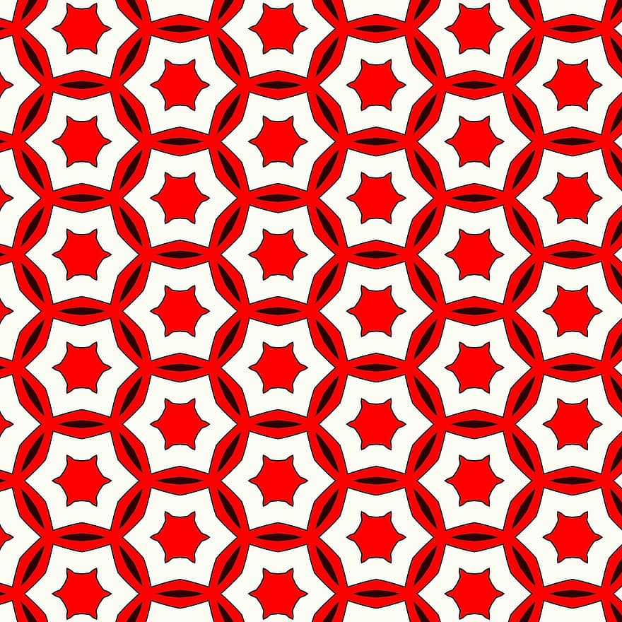mønster, rød hvid, struktur, sømløs, rød tekstur