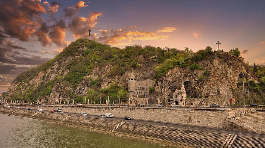 architektura, Budapeszt, punkt orientacyjny, Dunaj, rzeka, sławny