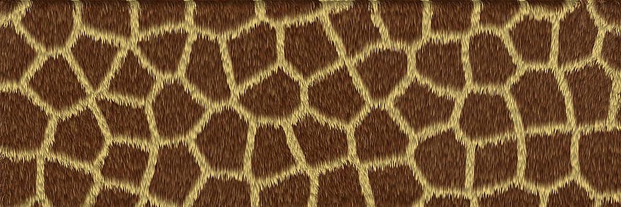 banner, fons, textura, girafa, animal, textura marró