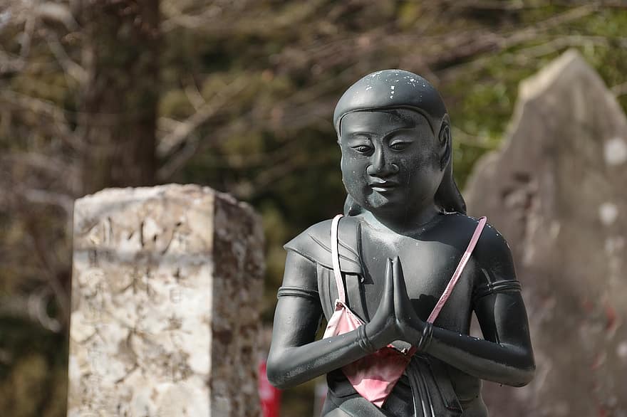 Giappone, statua di Buddha, tempio
