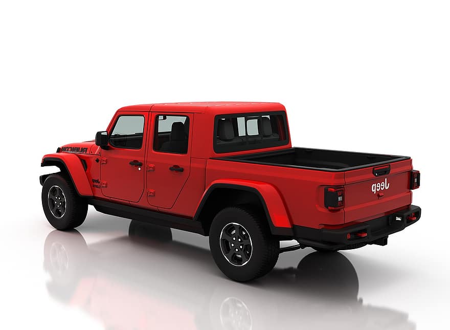 Jeep Gladiator Rubicon, džipu, auto, transportlīdzekli, piedzīvojums, apvidus, āra, smagā mašīna, 4x4, offroad, automobiļi