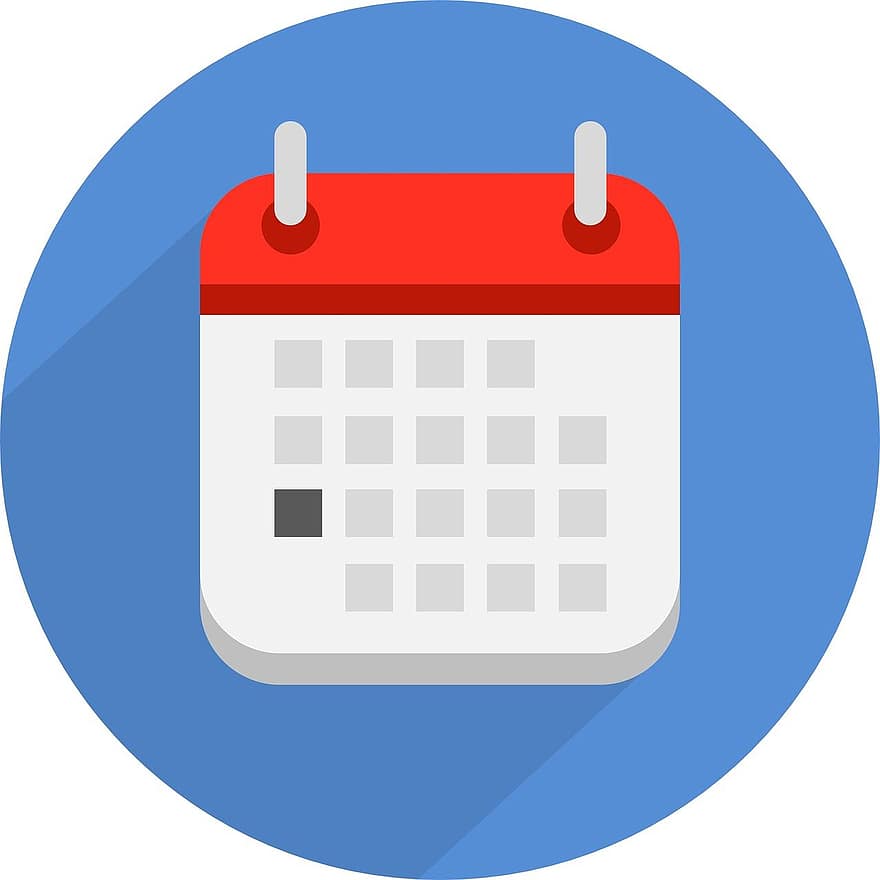 kalender, kalenderikon, ikon, måned, tid, deadline, aftale, dag, påmindelse, tidsplan, dato