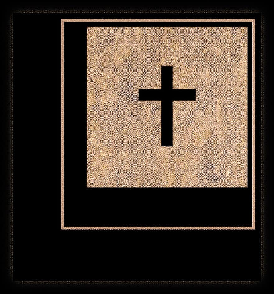 Cross, Jesus, Symbol, Religion, Christianity, Condolences, Background, Copy Space, Card, Texture, Scrapbooking