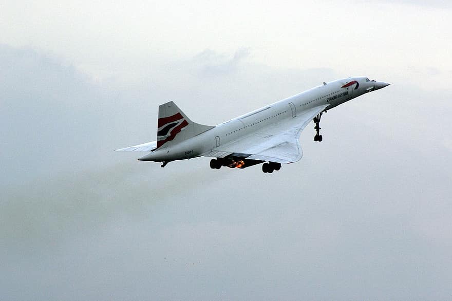 Concorde, Jet, Flight, Sky, Plane, Airplane, Aircraft, Airliner, Aviation, Supersonic Airliner, Flying