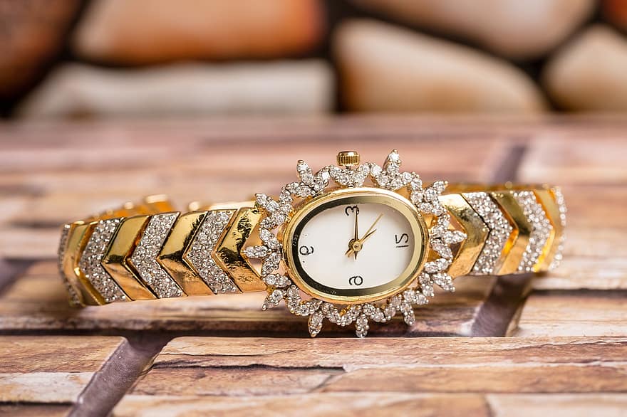 montre-bracelet, regarder, pierres précieuses, bijoux, temps, heures, minutes, montre, accessoire, mode, designer