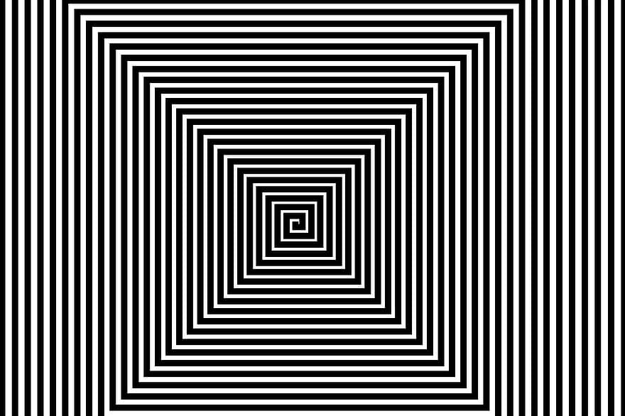 Labyrinthe, conception, noir blanc, Contexte, chercher, la perspective, abstrait, illustration