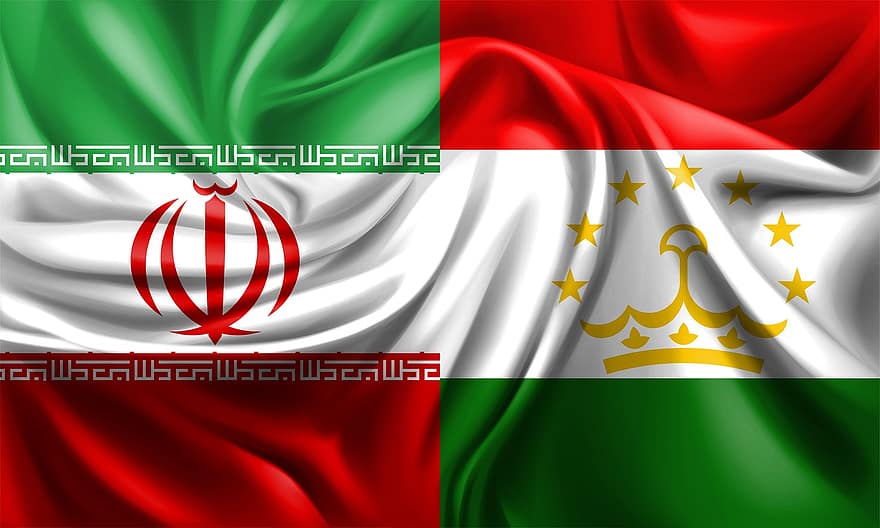 Flag af Iran, Flag Tadsjikistan, Flag Saint Vincent og Grenadinerne