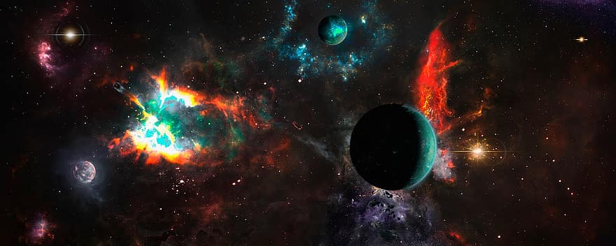 χώρος, πλανήτες, αστέρια, σύμπαν, sci-fi, επιστημονική φαντασία, νεφέλωμα, γαλαξίας, αστρονομία, επιστήμη, Γαλαξίας
