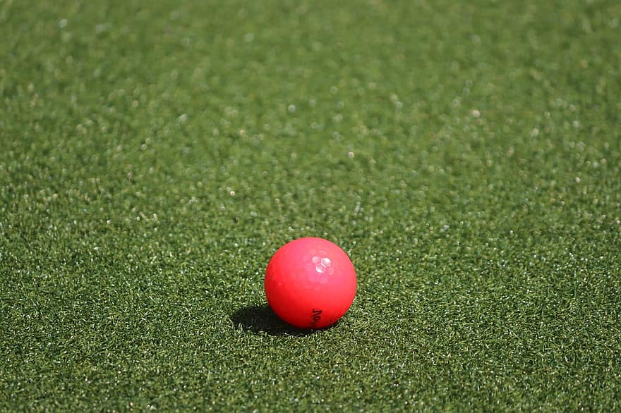 Golf Ball, Grass, Synthetic Field, Mini Golf, Golf Course, Artificial Grass, Play