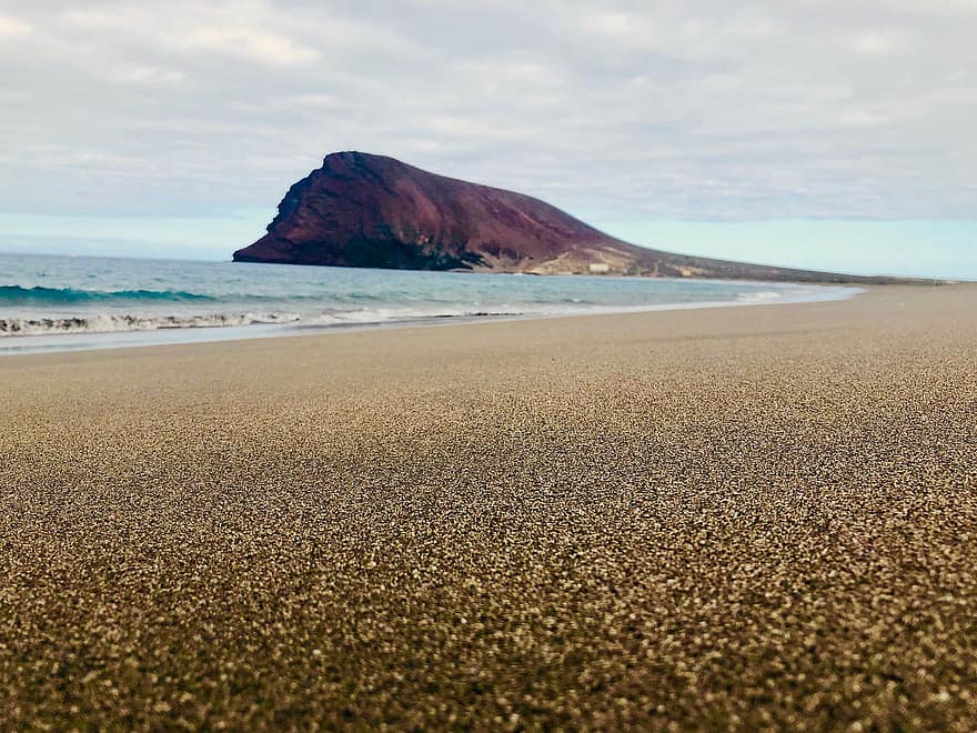 Islas Canarias, playa, invierno, España, arena, línea costera, paisaje, verano, azul, agua, ola