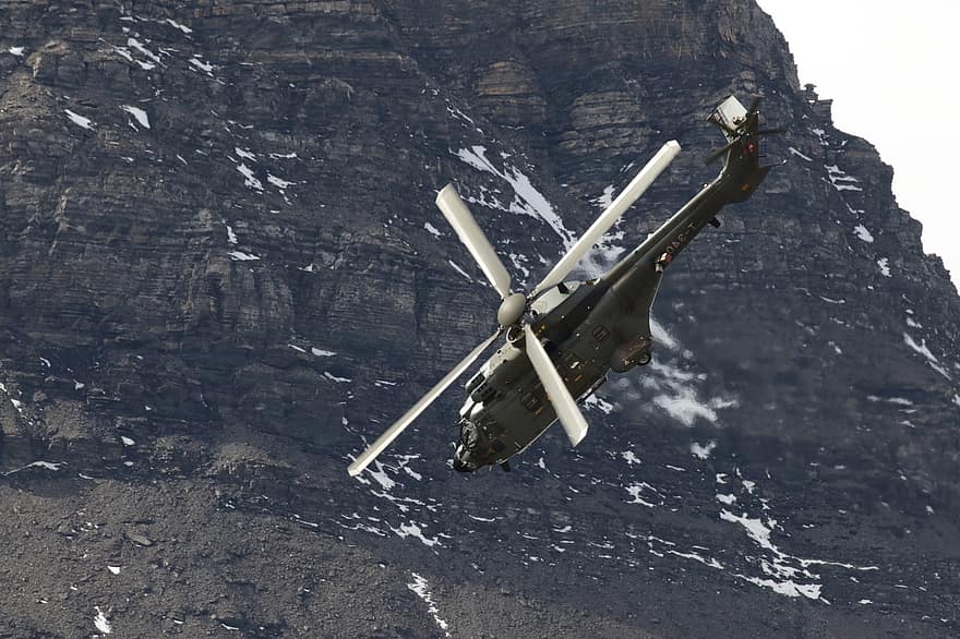 eurocopter, Grand Puma, Cuogar, comme 332, Comme 532 Transport, hélicoptère, polyvalent, turbine, militaire, aviation, Suisse