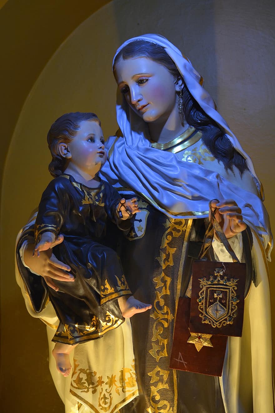 Діва Марія, діва, католіка, іглезія, благословенний, мати Ісуса, католицькі святі, Санто, церква, бароко, християнство