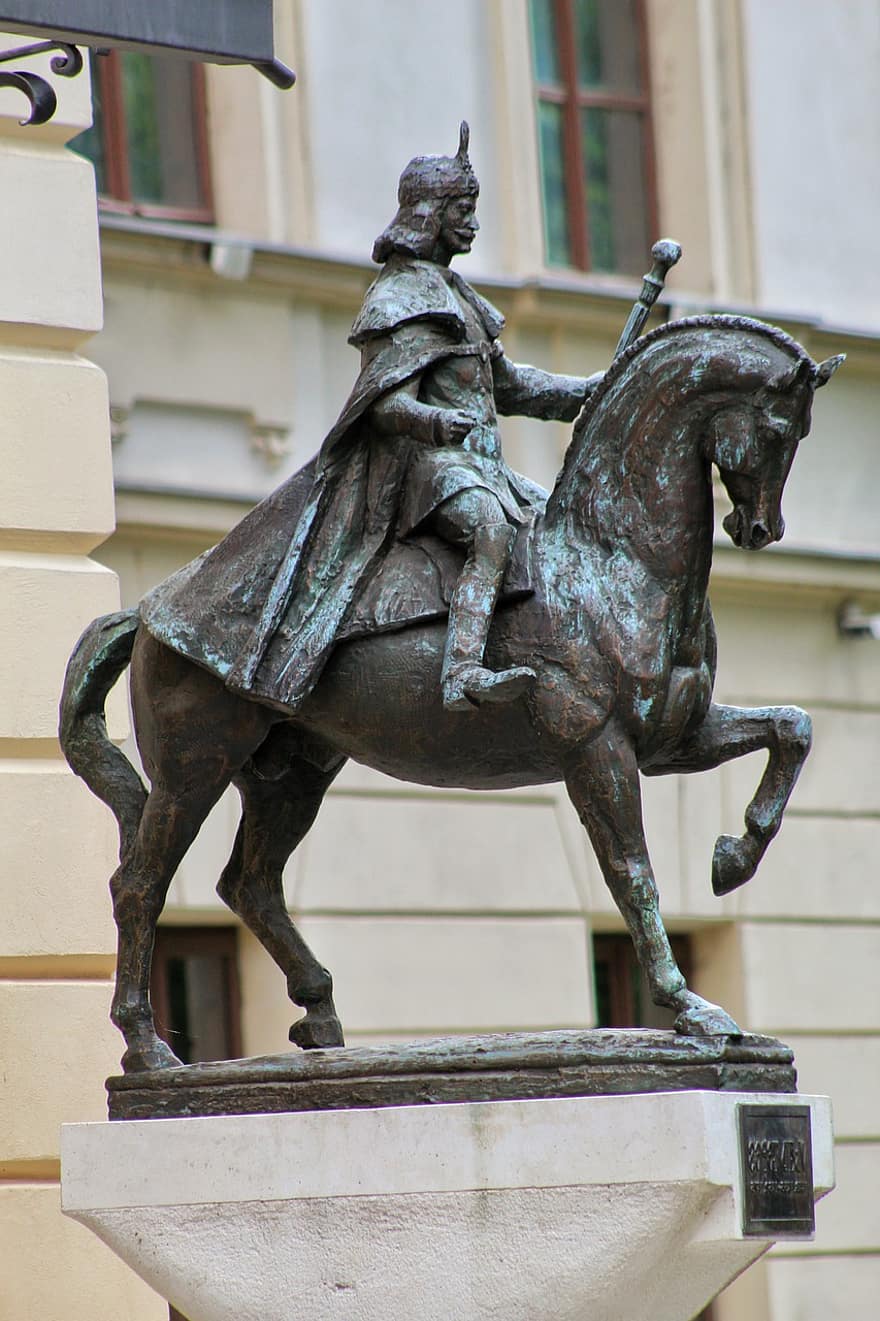 Boekarest, Roemenië, standbeeld, beeldhouwwerk, paard, architectuur, Bekende plek, geschiedenis, Christendom, religie, culturen