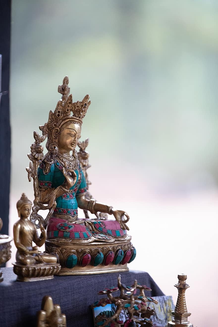 Будда, Религиозный идол, Бутане, буддизм, бодхисаттва, культуры, религия, статуя, украшение, духовность, скульптура