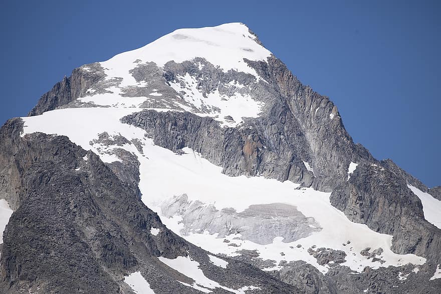 Гримсел планини, grimsel pass, Швейцария, туризъм, алпийски, синьо небе, централни Алпи, изменението на климата, природа, планини, планина