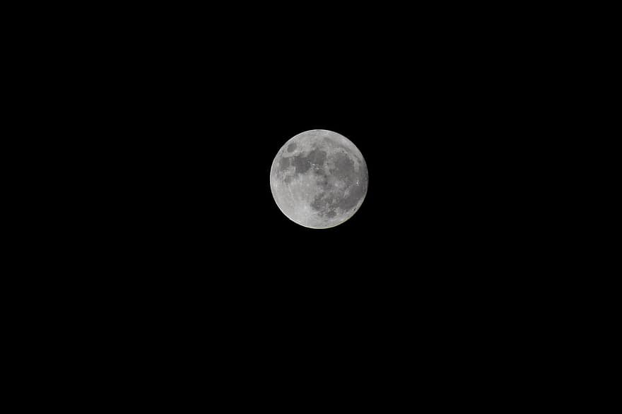 रात का आसमान, चांद, पूर्णचंद्र, रात