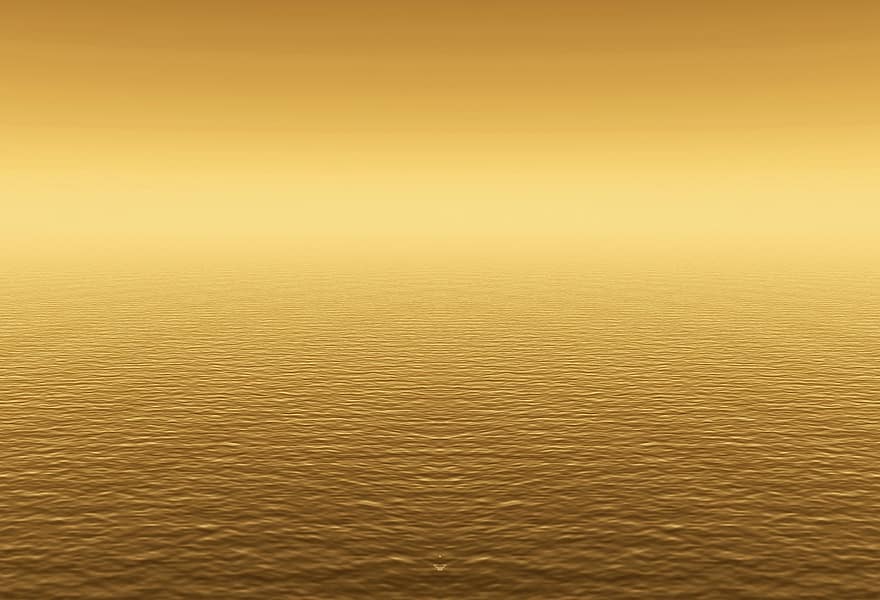 bakgrund, vatten, guld-, hav, fantasi