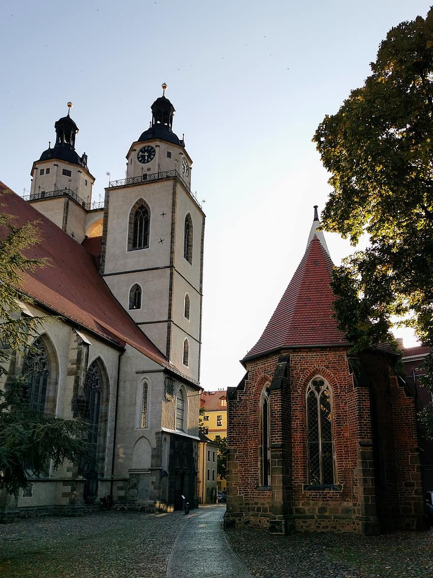 wittenberg, Corpus Christi kapela, pilsētas baznīca, St Marien, reliģiju, evaņģēliski, lutera, saksijas-anhaltas, Vācija