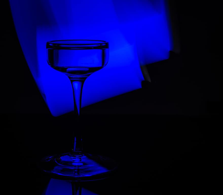 sklenice na víno, temný, stálý život, sklenka, večírek, oslava