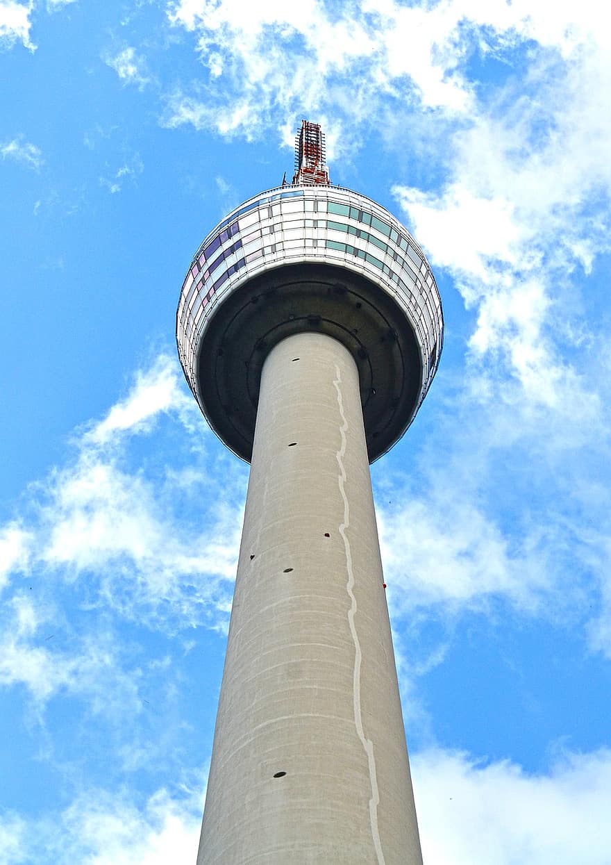 torre, Estugarda, torre de televisão de berlim, torre de televisão, Torre de televisão de Stuttgart