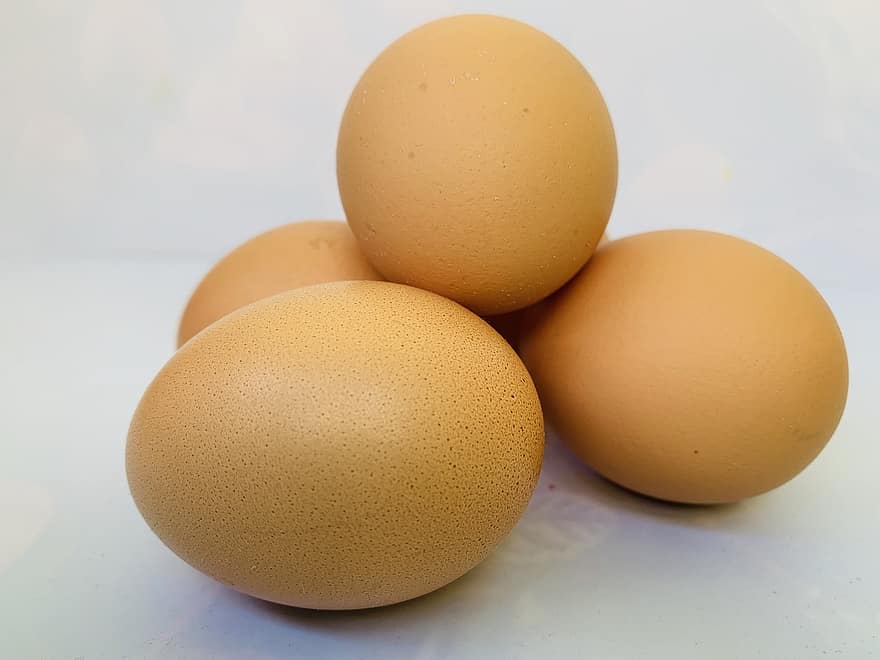 uovo, proteina, cibo, bianca, guscio d'uovo, biologico, crudo, uova di gallina, l'uovo di gallina, avvicinamento, freschezza