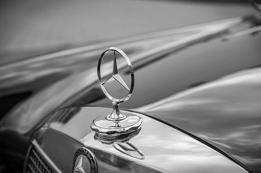 Mercedes Star, Trademarks, Automotive, Chrome, Vehicle, Status Symbol, Cool Figure, Metal, Shiny, Brand, Distinguishing