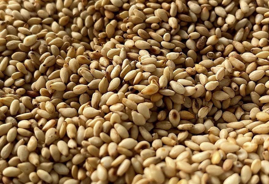 sesame seeds, grains, roasted sesame
