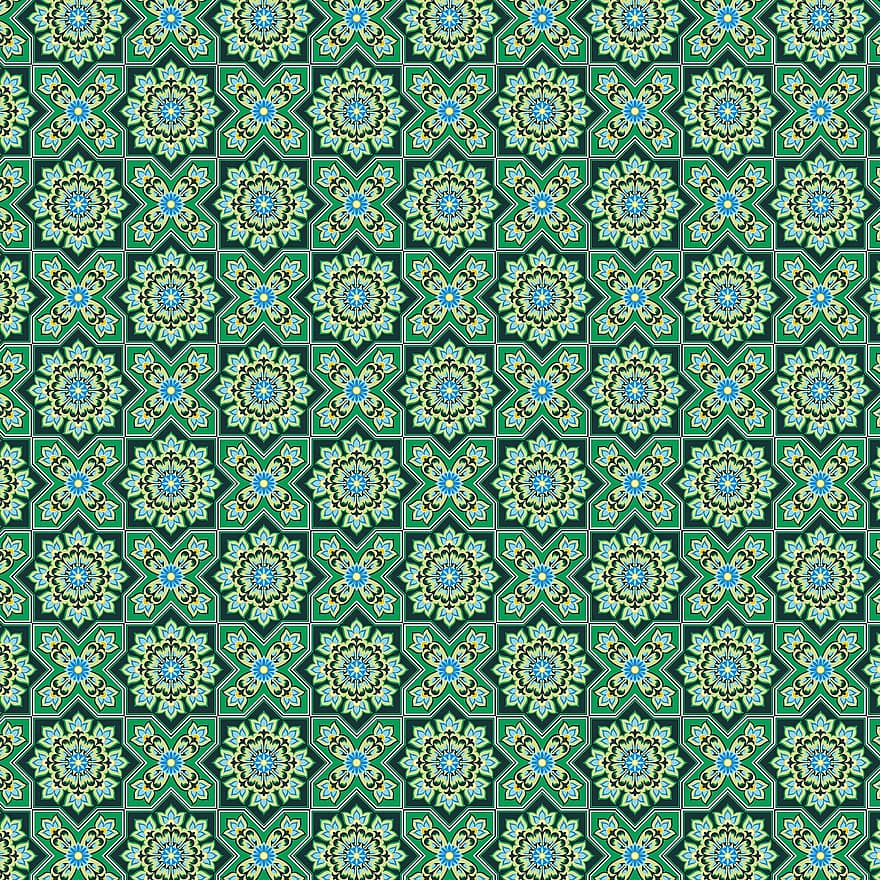 Ramadan Hintergrund, islamisches Muster, Grün, Ramadan, marokkanisch, asiatisch, Ottomane, religiös, Anbetung, Islam, beten