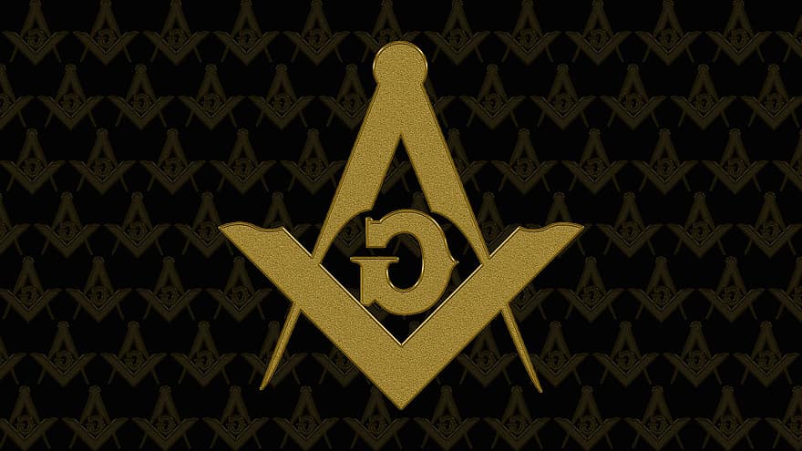 mason, Square And Compasses, Wallpaper, Background, Mason, Symbol, Pattern