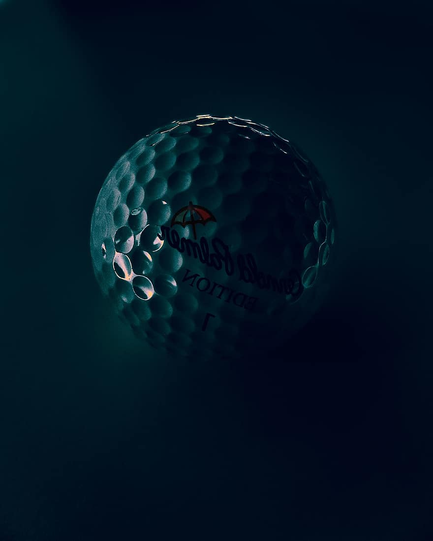 golf, míč, sport, golfový míček, Arnold Palmer, sportovní vybavení, temný